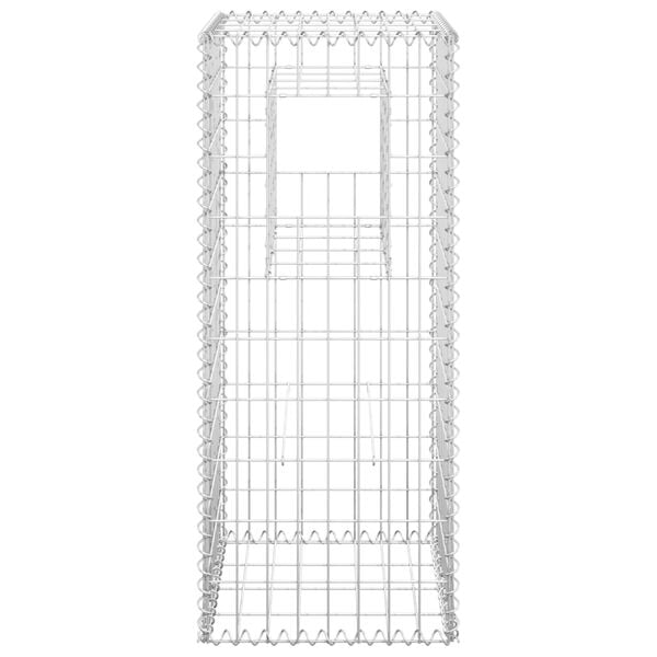 vidaXL Συρματοκιβώτιο Στύλος 40 x 40 x 100 εκ. Σιδερένιο