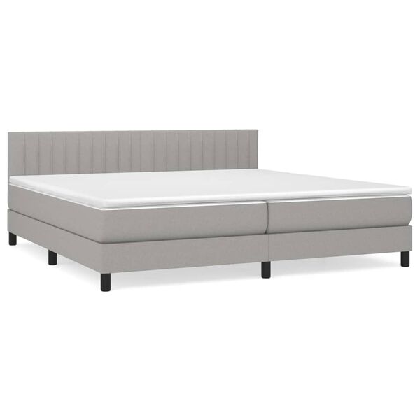 vidaXL &Kappa;&rho;&epsilon;&beta;ά&tau;&iota; Boxspring &mu;&epsilon; &Sigma;&tau;&rho;ώ&mu;&alpha; &Alpha;&nu;&omicron;&iota;&chi;&tau;ό &Gamma;&kappa;&rho;&iota; 200x200 &epsilon;&kappa;. &Upsilon;&phi;&alpha;&sigma;&mu;ά&tau;&iota;&nu;&omicron;