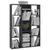 vidaXL Διαχωριστικό/Βιβλιοθήκη Γκρι 100x24x140 εκ. από Μοριοσανίδα