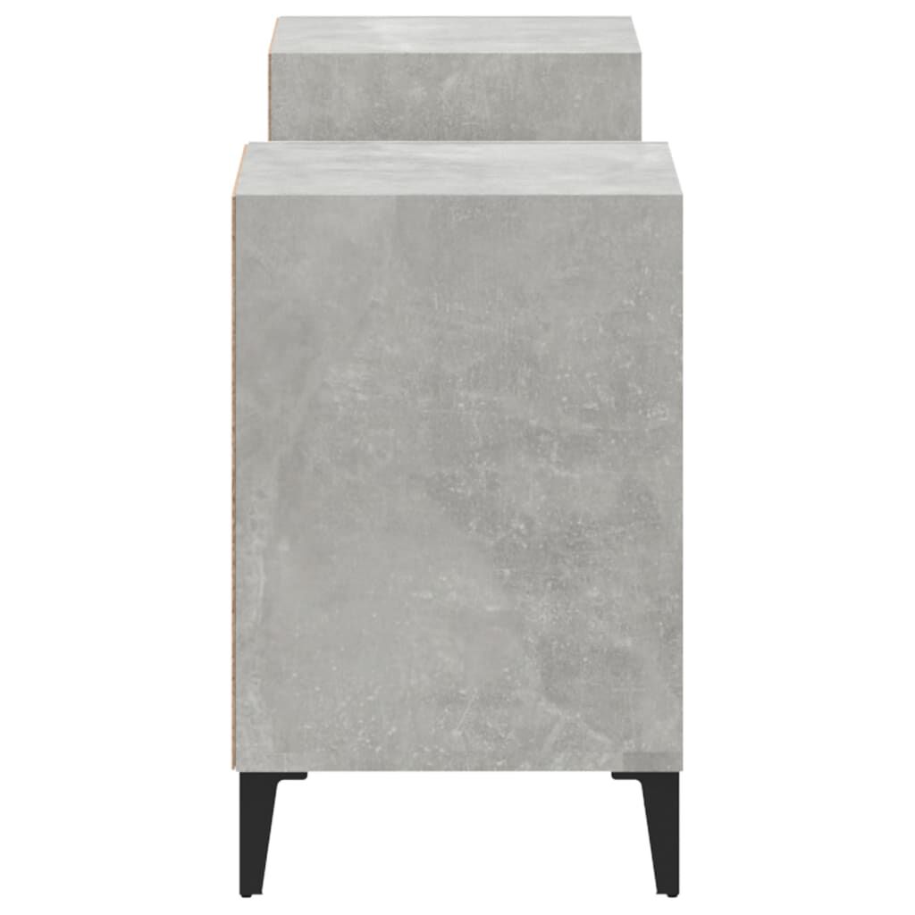 vidaXL Έπιπλο Τηλεόρασης Γκρι Σκυρ. 160x35x55 εκ. Επεξ. Ξύλο
