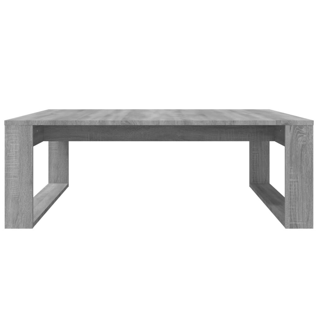 vidaXL Τραπεζάκι Σαλονιού Γκρι Sonoma 100x100x35εκ. Επεξεργασμένο Ξύλο