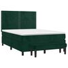 vidaXL &Kappa;&rho;&epsilon;&beta;ά&tau;&iota; Boxspring &mu;&epsilon; &Sigma;&tau;&rho;ώ&mu;&alpha; &Sigma;&kappa;&omicron;ύ&rho;&omicron; &Pi;&rho;ά&sigma;&iota;&nu;&omicron; 140x190&epsilon;&kappa;. &Beta;&epsilon;&lambda;&omicron;ύ&delta;&iota;&nu;&omicron;