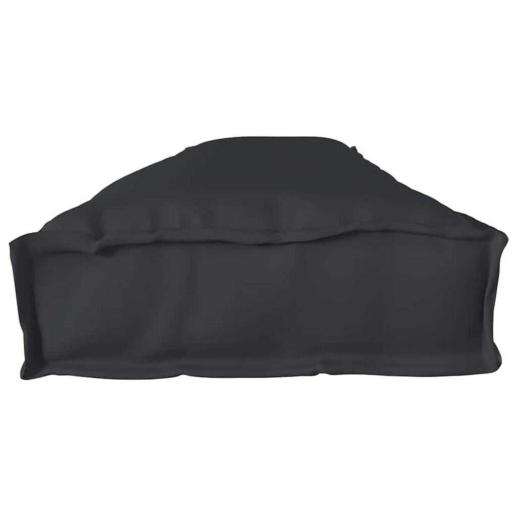 vidaXL Μαξιλάρι παλέτας Μαύρο 200 x 40 x 8 εκ. Ύφασμα Oxford