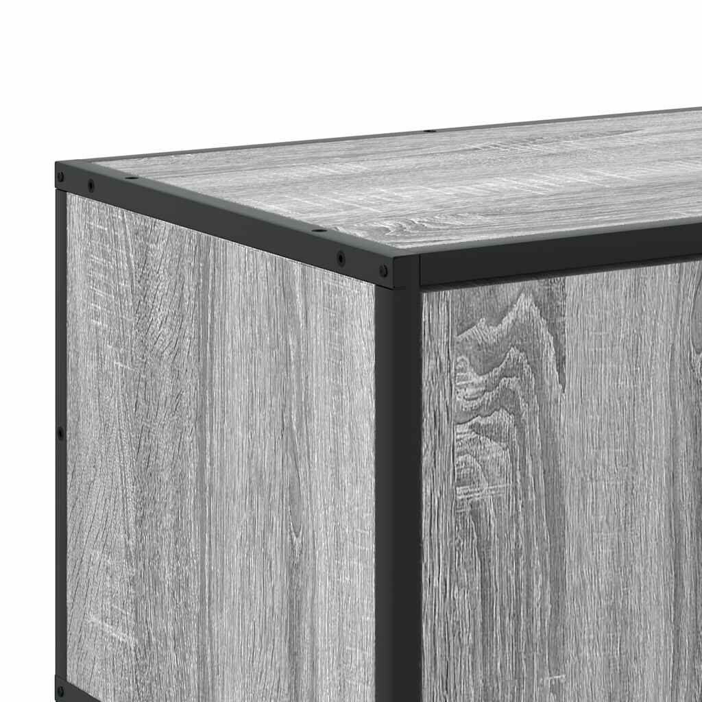 vidaXL Έπιπλο Τηλεόρασης Γκρι Sonoma 210x35x41 εκ. από Επεξεργ. Ξύλο