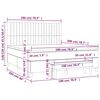 vidaXL &Kappa;&rho;&epsilon;&beta;ά&tau;&iota; Boxspring &mu;&epsilon; &Sigma;&tau;&rho;ώ&mu;&alpha; &Sigma;&kappa;&omicron;ύ&rho;&omicron; &Pi;&rho;ά&sigma;&iota;&nu;&omicron; 180x200&epsilon;&kappa;. &Beta;&epsilon;&lambda;&omicron;ύ&delta;&iota;&nu;&omicron;