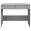 vidaXL Γραφείο Γκρι Sonoma 100x50x76,5 εκ. από Επεξεργασμένο Ξύλο