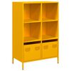 vidaXL Ντουλάπι Μουσταρδί 68x39x103,5 εκ. από Ατσάλι