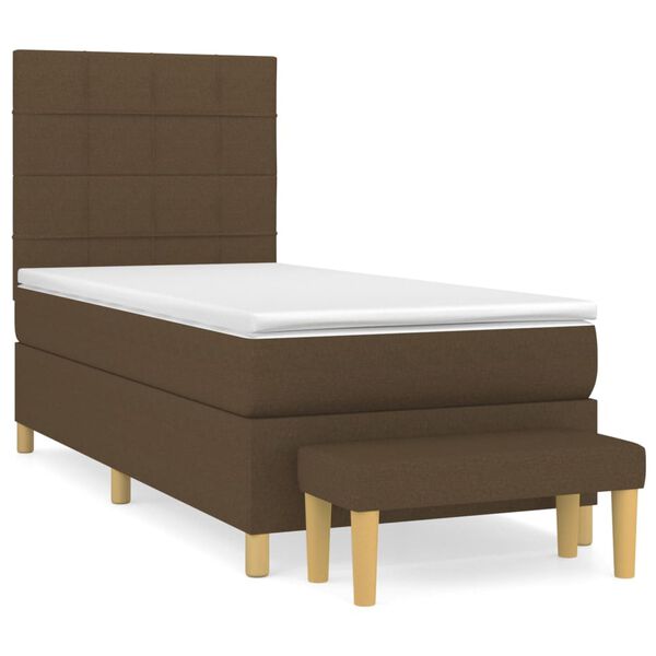 vidaXL &Kappa;&rho;&epsilon;&beta;ά&tau;&iota; Boxspring &mu;&epsilon; &Sigma;&tau;&rho;ώ&mu;&alpha; &Sigma;&kappa;&omicron;ύ&rho;&omicron; &Kappa;&alpha;&phi;έ 100x200 &epsilon;&kappa;. &Upsilon;&phi;&alpha;&sigma;&mu;ά&tau;&iota;&nu;&omicron;