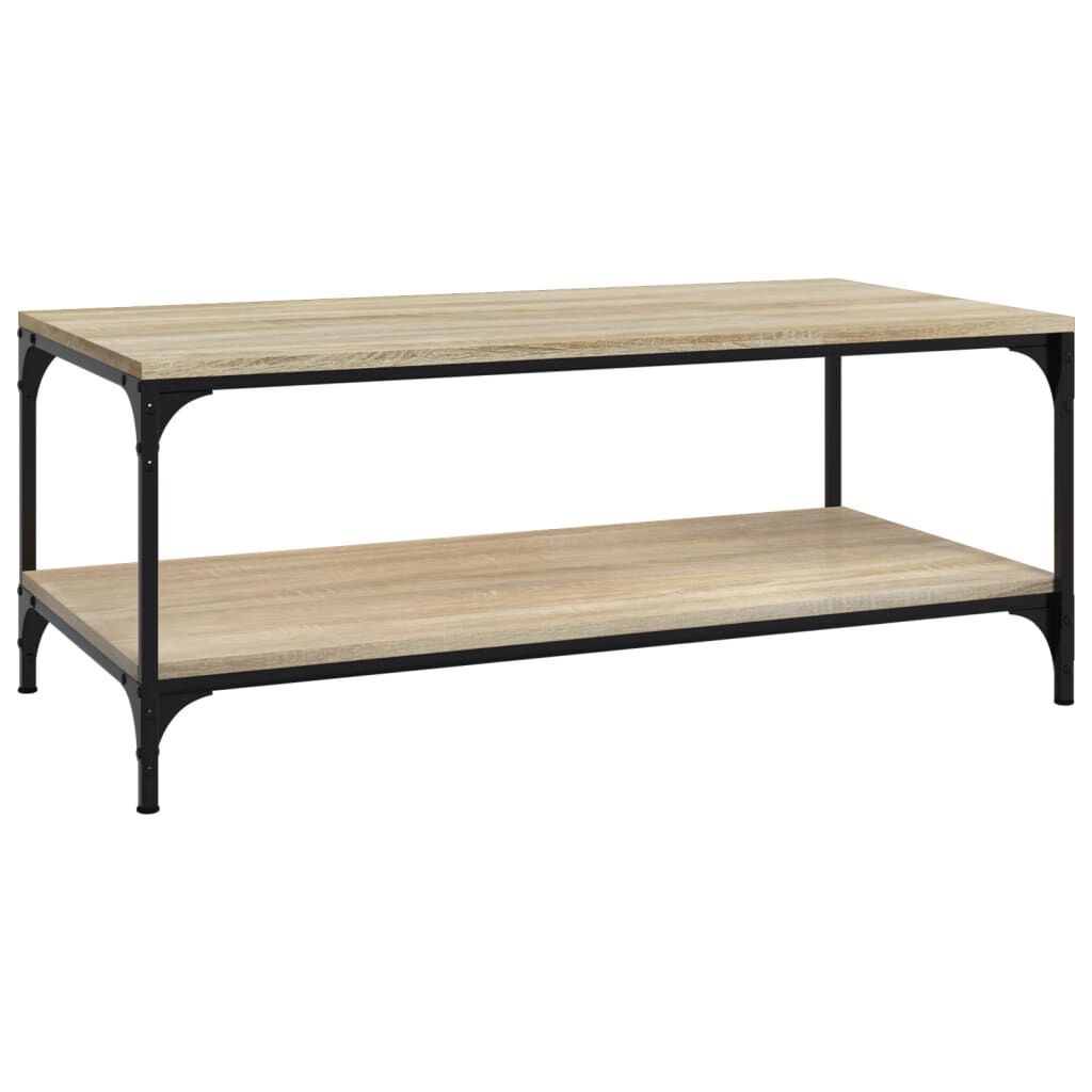 vidaXL Τραπεζάκι Σαλονιού Sonoma Δρυς 100x50x40 εκ. Επεξεργασμένο Ξύλο