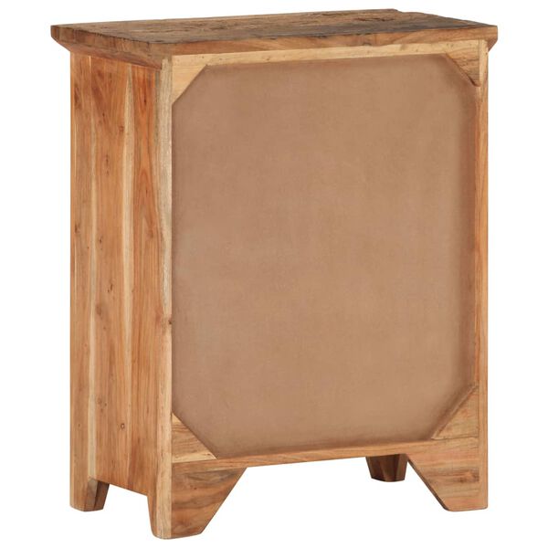 vidaXL Ντουλάπι 60x33x75 εκ. από Μασίφ Ξύλο Ακακίας/Ανακυκλωμένο Ξύλο
