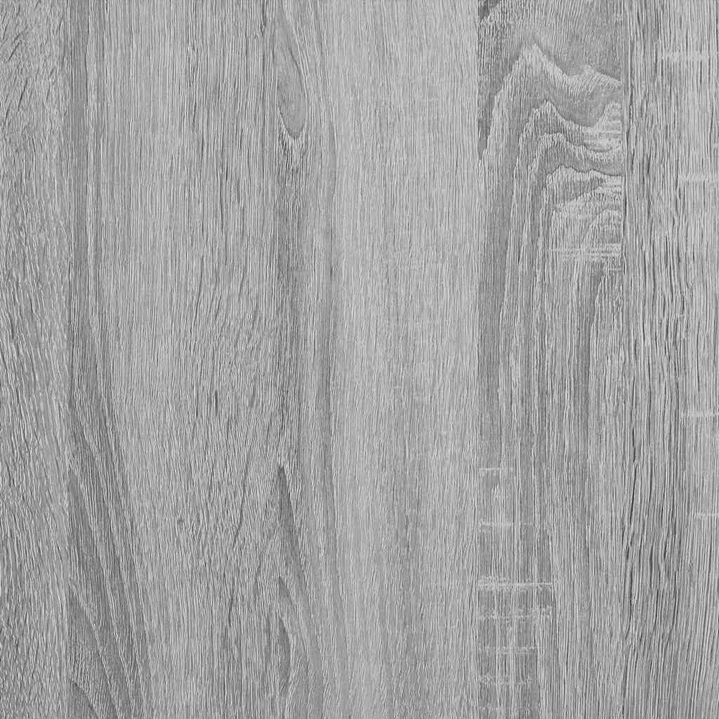 vidaXL Πλαίσιο κρεβατιού χωρίς στρώμα Grey Sonoma 90x190 cm