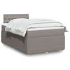 vidaXL &Kappa;&rho;&epsilon;&beta;ά&tau;&iota; Boxspring &mu;&epsilon; &Sigma;&tau;&rho;ώ&mu;&alpha; Taupe 120x200 &epsilon;&kappa;. &Upsilon;&phi;&alpha;&sigma;&mu;ά&tau;&iota;&nu;&omicron;