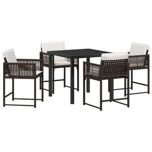 vidaXL &Sigma;έ&tau; &phi;&alpha;&gamma;&eta;&tau;&omicron;ύ &gamma;&iota;&alpha; &kappa;ή&pi;&omicron; 5 pcs &Kappa;&alpha;&phi;έ &sigma;&upsilon;&nu;&theta;&epsilon;&tau;&iota;&kappa;ό &rho;&alpha;&tau;ά&nu;