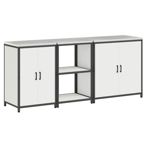 vidaXL &Sigma;&epsilon;&tau; &Alpha;&pi;&omicron;&theta;ή&kappa;&epsilon;&upsilon;&sigma;&eta;&sigmaf; &Kappa;&omicron;&upsilon;&zeta;ί&nu;&alpha;&sigmaf; 3 pcs &Lambda;&epsilon;&upsilon;&kappa;ό &Psi;&upsilon;&chi;&rho;ή&sigmaf; έ&lambda;&alpha;&sigma;&eta;&sigmaf; &chi;ά&lambda;&upsilon;&beta;&alpha;&sigmaf;