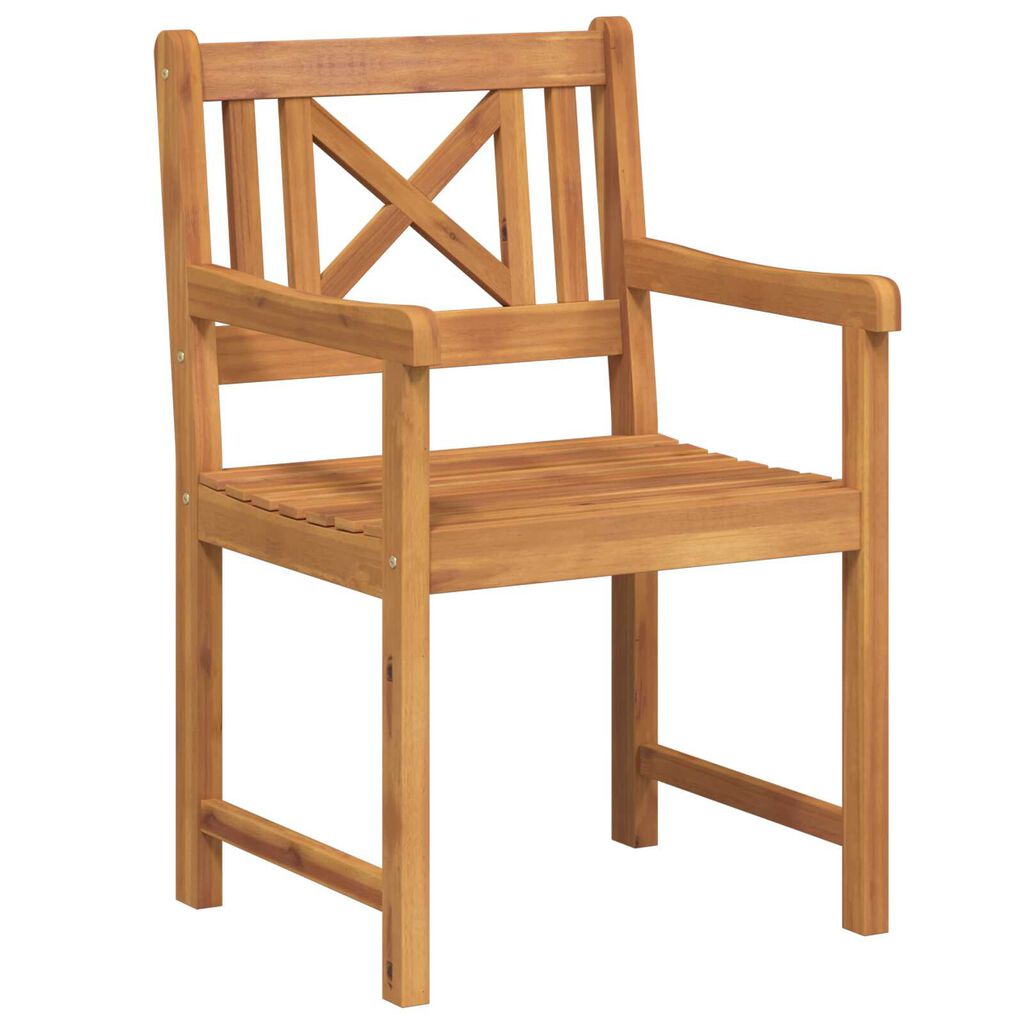 Καρέκλες vidaXL 4 τμχ 56x55.5x90 cm Σκληρό Ξύλο Ακακίας