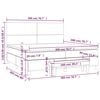vidaXL &Kappa;&rho;&epsilon;&beta;ά&tau;&iota; Boxspring &mu;&epsilon; &Sigma;&tau;&rho;ώ&mu;&alpha; &Mu;&pi;&lambda;&epsilon; 200x200 &epsilon;&kappa;. &Upsilon;&phi;&alpha;&sigma;&mu;ά&tau;&iota;&nu;&omicron;