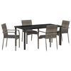 vidaXL &Sigma;έ&tau; &phi;&alpha;&gamma;&eta;&tau;&omicron;ύ &gamma;&iota;&alpha; &kappa;ή&pi;&omicron; &mu;&epsilon; &mu;&alpha;&xi;&iota;&lambda;ά&rho;&iota; 5 pcs &Gamma;&kappa;&rho;&iota; &sigma;&upsilon;&nu;&theta;&epsilon;&tau;&iota;&kappa;ό &rho;&alpha;&tau;ά&nu;