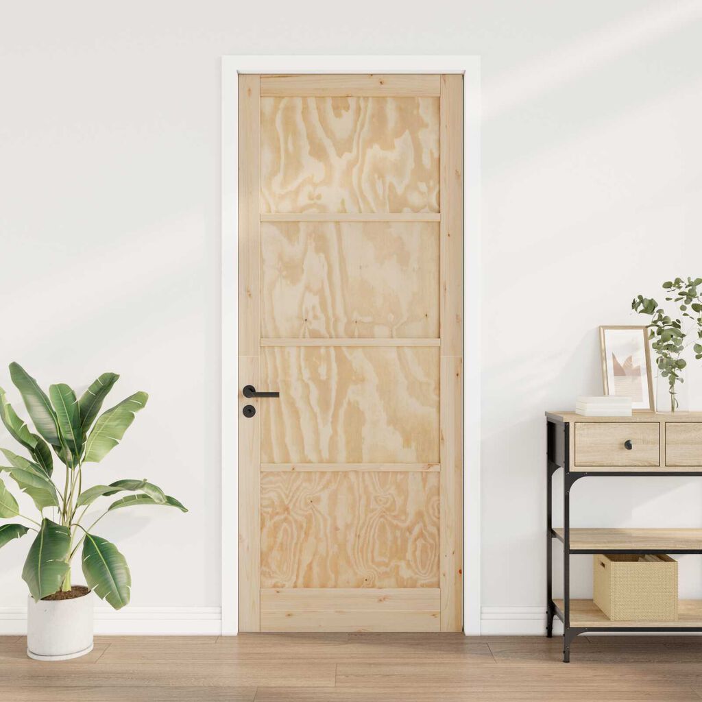 vidaXL Εσωτερική Πόρτα "ORKDAL" 83x232x4 cm Στερεό Ξύλο Πεύκου