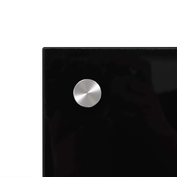 vidaXL Πλάτη Κουζίνας Μαύρη 90 x 40 εκ. από Ψημένο Γυαλί