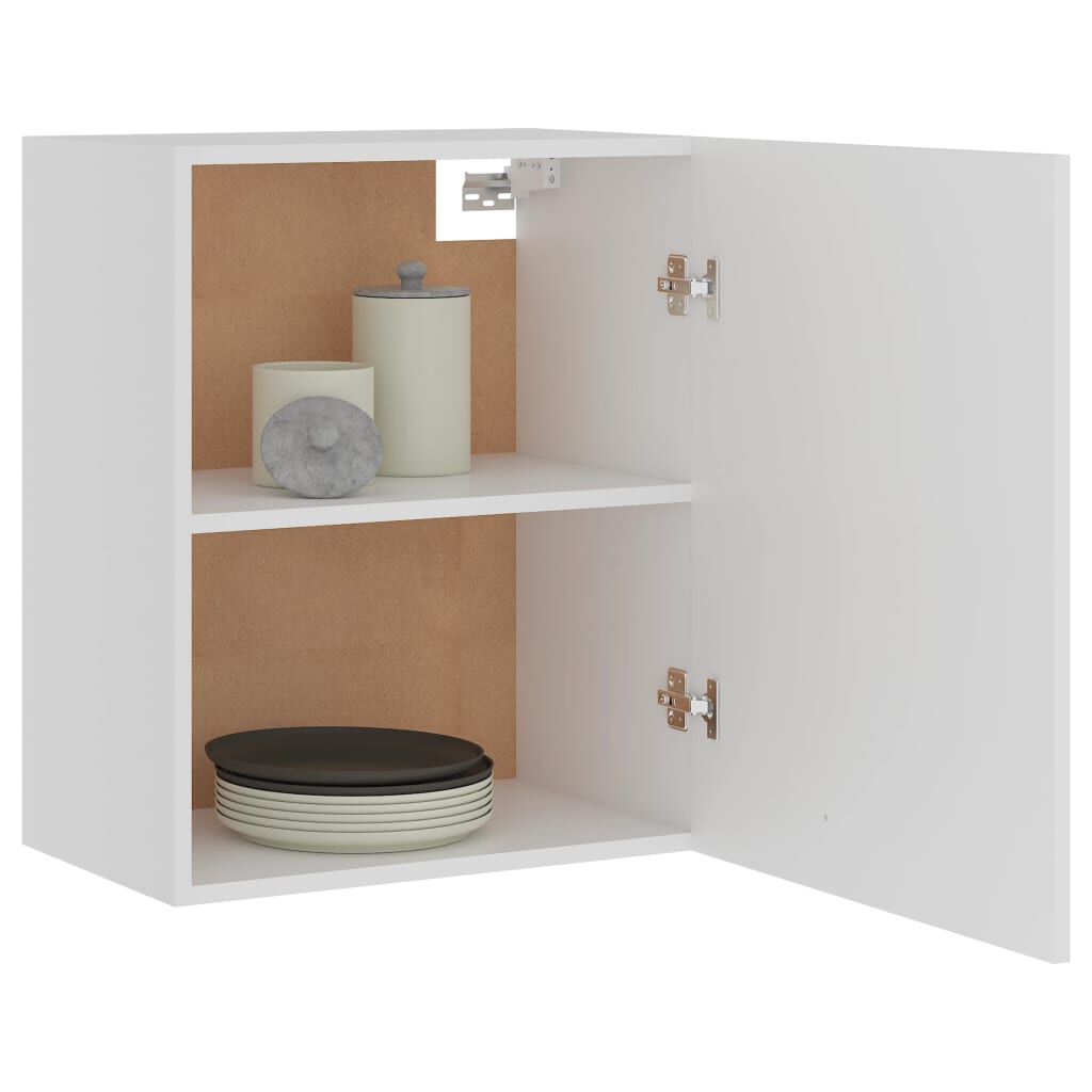 vidaXL Ντουλάπια Κρεμαστά Lyon 2 τεμ. Λευκά 50x31x60εκ. από Επεξ. Ξύλο