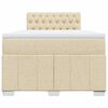 vidaXL &Kappa;&rho;&epsilon;&beta;ά&tau;&iota; Boxspring &mu;&epsilon; &Sigma;&tau;&rho;ώ&mu;&alpha; &Kappa;&rho;&epsilon;&mu; 120x200 &epsilon;&kappa;. &Upsilon;&phi;&alpha;&sigma;&mu;ά&tau;&iota;&nu;&omicron;