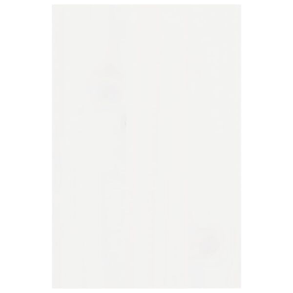 vidaXL Βάση Οθόνης Λευκή 81x20x30 εκ. από Μασίφ Ξύλο Πεύκου
