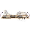 vidaXL Βάση κρεβατιού με λάμες Καφέ 70 x 190 cm Στερεό Ξύλο Μηλιάς