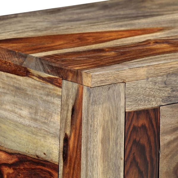 vidaXL Κονσόλα Τραπέζι με 3 Συρτάρια 120x30x75 εκ. Μασίφ Ξύλο Ακακίας