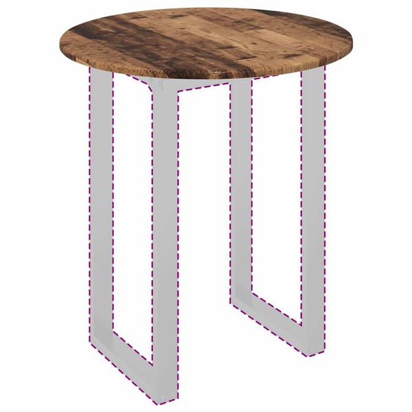 vidaXL &Kappa;&alpha;&pi;ά&kappa;&iota; &tau;&rho;&alpha;&pi;&epsilon;&zeta;&iota;&omicron;ύ &Pi;&alpha;&lambda;&alpha;&iota;ό &xi;ύ&lambda;&omicron; 60 x 60 x 1,5 cm