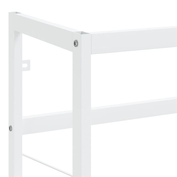 vidaXL Έπιπλο Μπάνιου Λευκό 40 x 38 x 83 εκ. Σιδερένιο