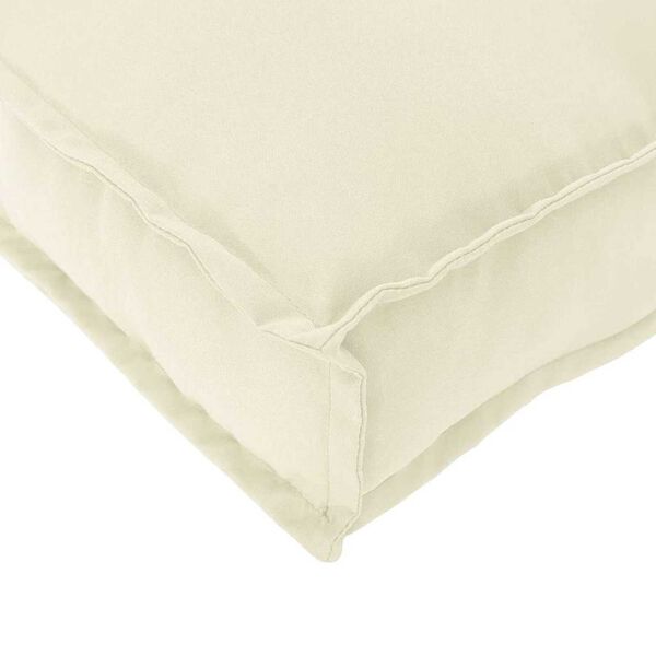 vidaXL Σετ Μαξιλαριών Πάγου 2 pcs Κρεμ 120 x 40 x 8 εκ Ύφασμα Oxford