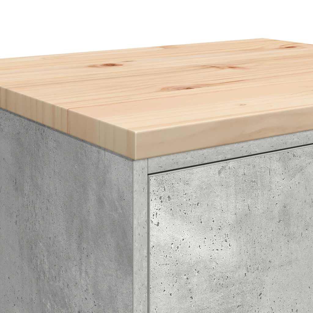 vidaXL ντουλάπι αποθήκευσης γκαράζ 60x51x85 εκ μασίφ ξύλο πεύκο