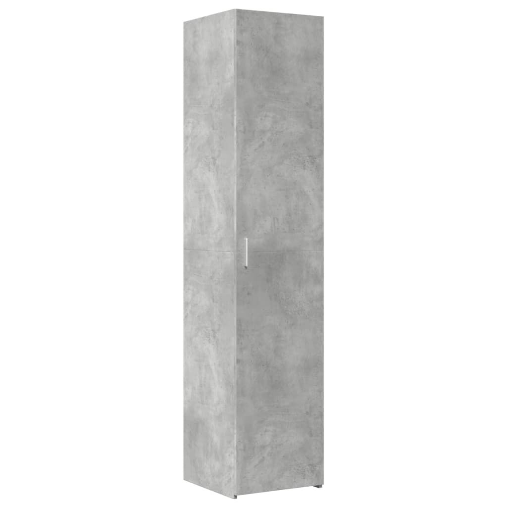 vidaXL Ντουλάπι Αποθήκευσης Στενό Γκρι 40x42,5x225 εκ. Επεξεργ. Ξύλο