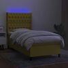 vidaXL &Kappa;&rho;&epsilon;&beta;ά&tau;&iota; Boxspring &mu;&epsilon; &Sigma;&tau;&rho;ώ&mu;&alpha; & LED &Pi;&rho;ά&sigma;&iota;&nu;&omicron; 90x200 &epsilon;&kappa;. &Upsilon;&phi;&alpha;&sigma;&mu;ά&tau;&iota;&nu;&omicron;