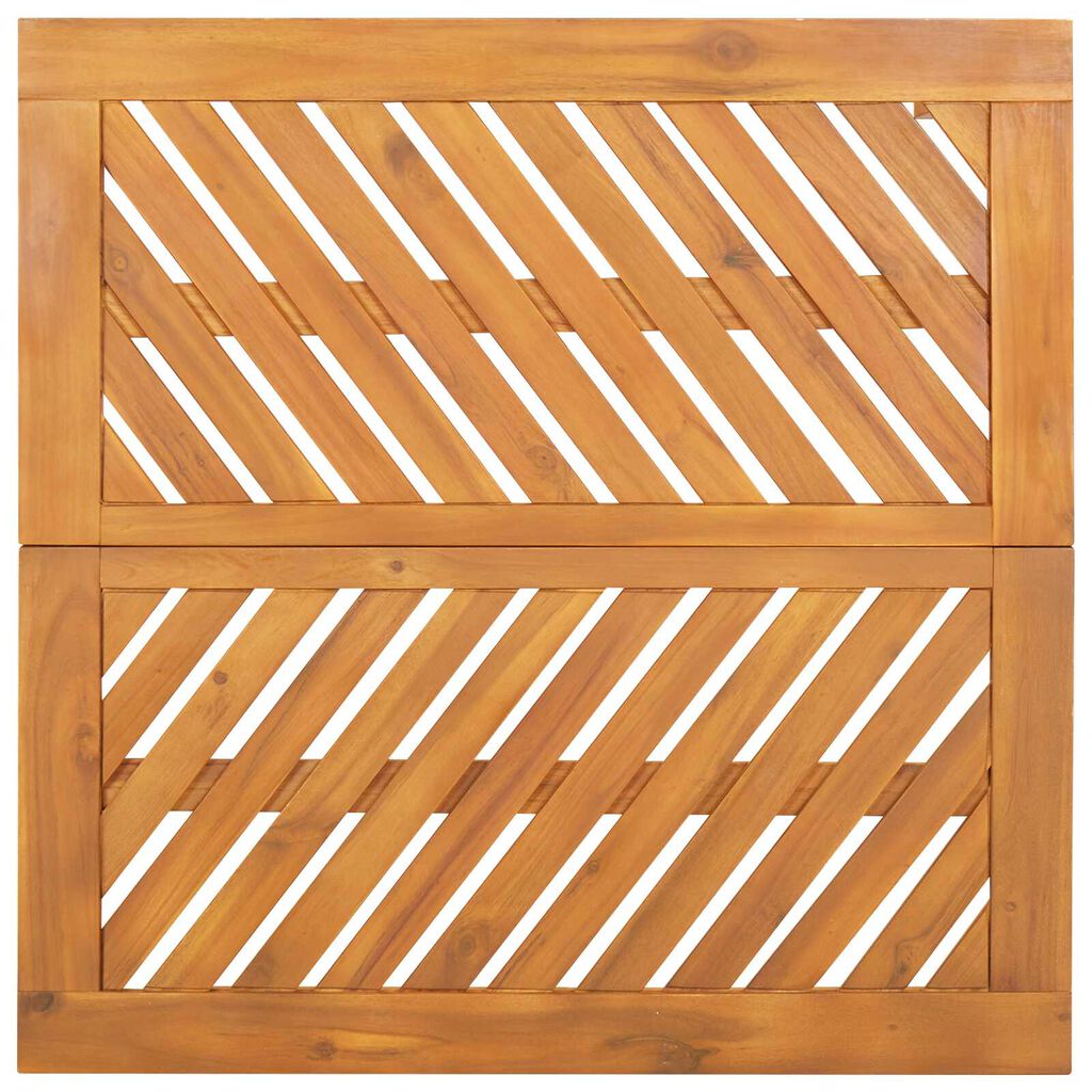 vidaXL Σέτ φαγητού για κήπο 3 pcs Καφέ 90 x 90 x 74 cm