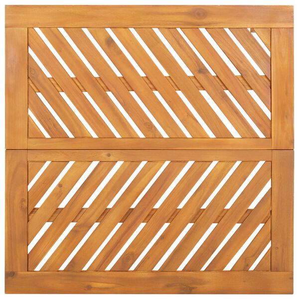 vidaXL Σέτ φαγητού για κήπο 3 pcs Καφέ 90 x 90 x 74 cm