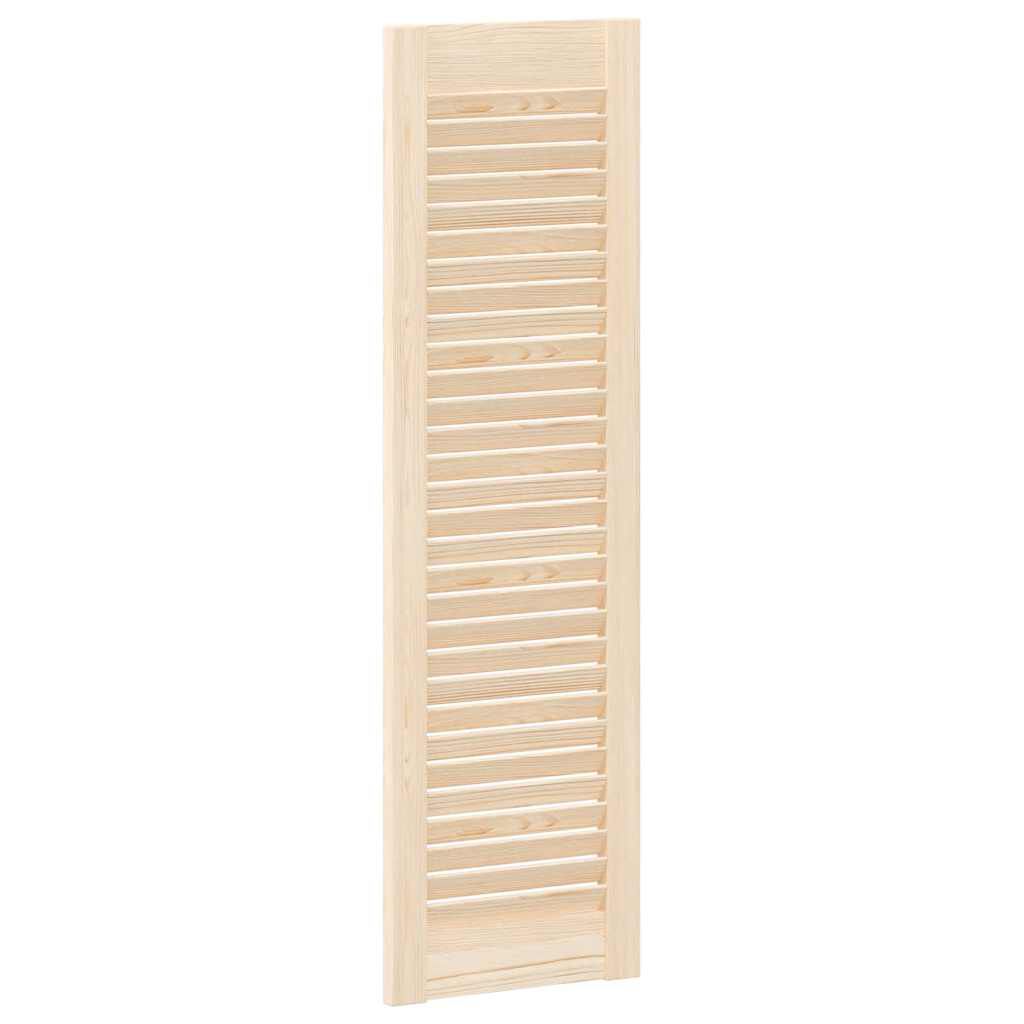 vidaXL Πορτάκια με Περσίδες 2 Τεμ. 99x29,5 εκ. από Μασίφ Ξύλο Πεύκου