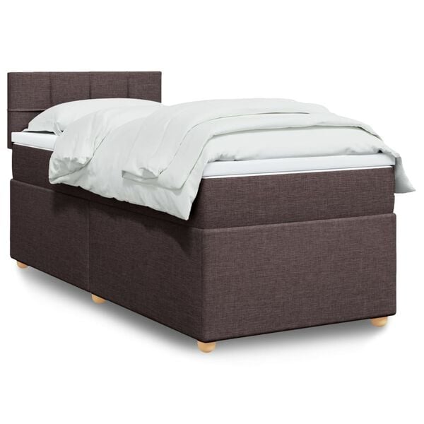vidaXL &Kappa;&rho;&epsilon;&beta;ά&tau;&iota; Boxspring &mu;&epsilon; &Sigma;&tau;&rho;ώ&mu;&alpha; &Sigma;&kappa;&omicron;ύ&rho;&omicron; &Kappa;&alpha;&phi;έ 80x200 &epsilon;&kappa;. &Upsilon;&phi;&alpha;&sigma;&mu;ά&tau;&iota;&nu;&omicron;