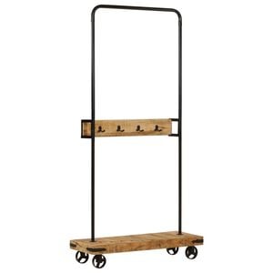 vidaXL &Kappa;&rho;&epsilon;&mu;ά&sigma;&tau;&rho;&alpha; &Rho;&omicron;ύ&chi;&omega;&nu; &mu;&epsilon; &Rho;ό&delta;&epsilon;&sigmaf; 90x35x190 &epsilon;&kappa; &Mu;&alpha;&sigma;ί&phi; &Xi;ύ&lambda;&omicron; &Mu;ά&nu;&gamma;&kappa;&omicron;/&Sigma;ί&delta;&epsilon;&rho;&omicron;