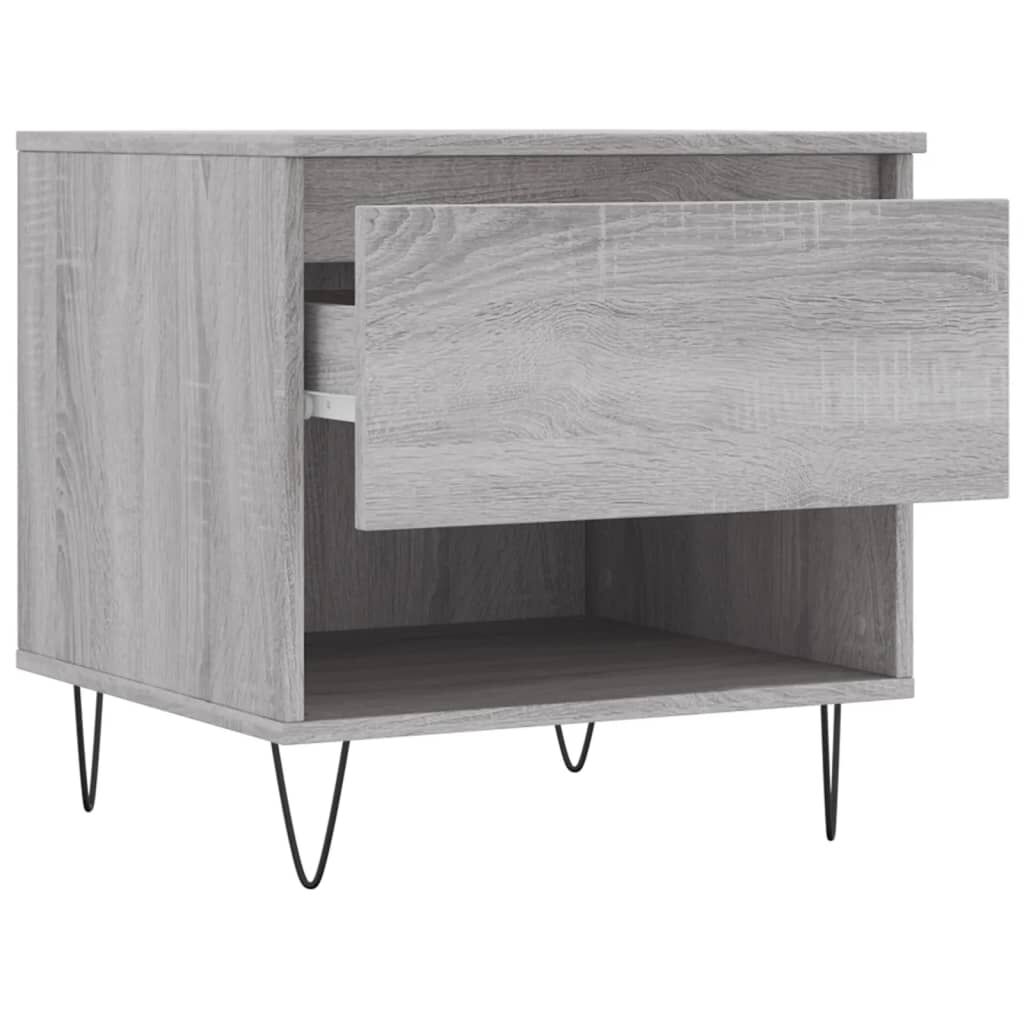 vidaXL Τραπεζάκι Σαλονιού Γκρι Sonoma 50x46x50 εκ. Επεξεργασμένο Ξύλο