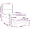 vidaXL &Kappa;&rho;&epsilon;&beta;ά&tau;&iota; Boxspring &mu;&epsilon; &Sigma;&tau;&rho;ώ&mu;&alpha; &Sigma;&kappa;&omicron;ύ&rho;&omicron; &Gamma;&kappa;&rho;&iota; 80x200 &epsilon;&kappa;. &Upsilon;&phi;&alpha;&sigma;&mu;ά&tau;&iota;&nu;&omicron;