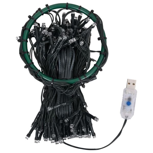 vidaXL Χριστουγεννιάτικα Λαμπάκια Χταπόδι 400 LED Ψυχρό Λευκό 400 εκ.