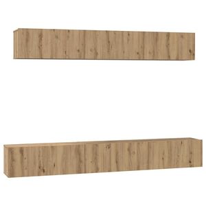 vidaXL &Sigma;&epsilon;&tau; &epsilon;&pi;ί&pi;&lambda;&omicron;&upsilon; &tau;&eta;&lambda;&epsilon;ό&rho;&alpha;&sigma;&eta;&sigmaf; 5 pcs Artisan Oak &Epsilon;&pi;&epsilon;&xi;&epsilon;&rho;&gamma;&alpha;&sigma;&mu;έ&nu;&omicron; &xi;ύ&lambda;&omicron;