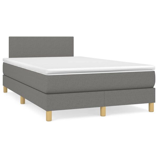vidaXL &Kappa;&rho;&epsilon;&beta;ά&tau;&iota; Boxspring &mu;&epsilon; &Sigma;&tau;&rho;ώ&mu;&alpha; &Sigma;&kappa;&omicron;ύ&rho;&omicron; &Gamma;&kappa;&rho;&iota; 120x200 &epsilon;&kappa;. &Upsilon;&phi;&alpha;&sigma;&mu;ά&tau;&iota;&nu;&omicron;