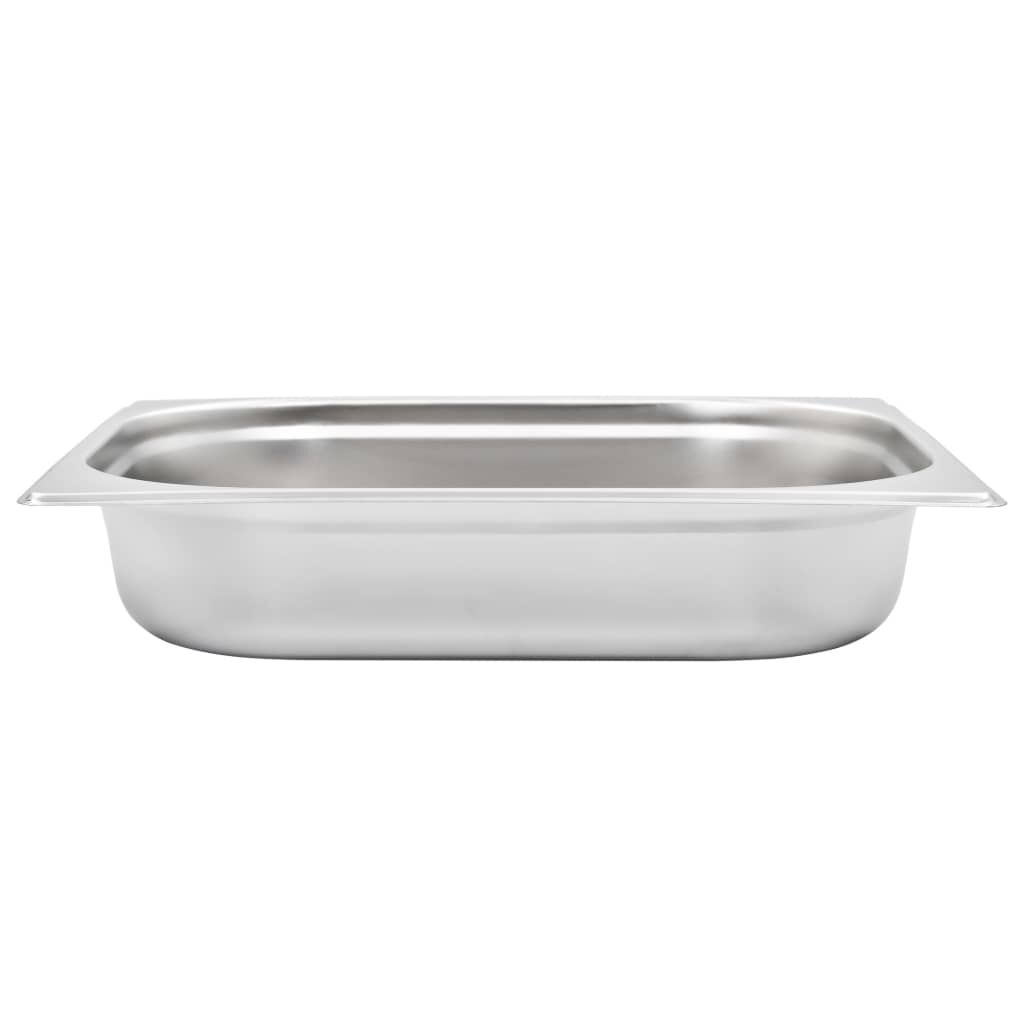 vidaXL Λεκάνες Gastronorm 4 τεμ. GN 1/2 65 χιλ. από Ανοξείδωτο Ατσάλι