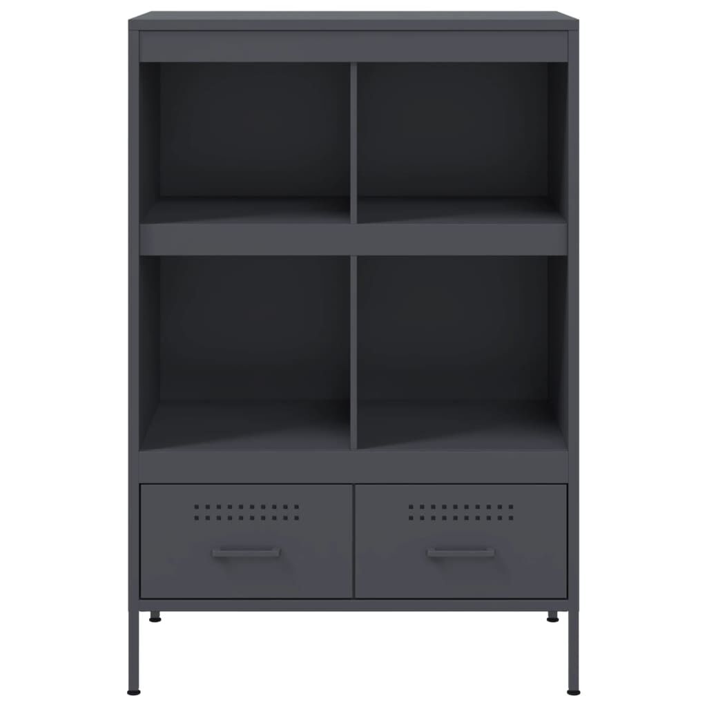 vidaXL Ντουλάπι Ανθρακί 68x39x101,5 εκ. από Χάλυβα