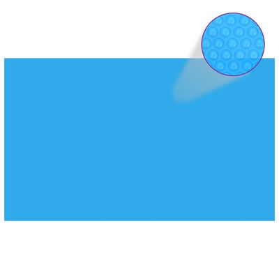 vidaXL Κάλυμμα Πισίνας Ορθογώνιο Μπλε 1000x600 εκ. από Πολυαιθυλένιο