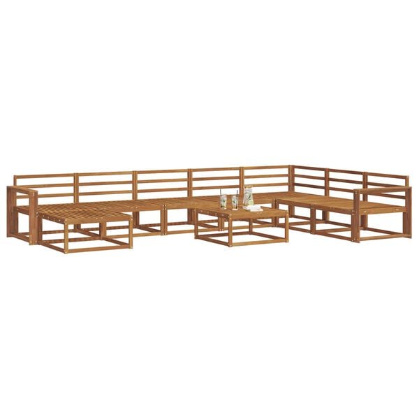 vidaXL &Sigma;&epsilon;&iota;&rho;ά &Kappa;&alpha;&nu;&alpha;&pi;έ &Epsilon;&xi;&omega;&tau;&epsilon;&rho;&iota;&kappa;&omicron;ύ 9 pcs &Phi;&upsilon;&sigma;&iota;&kappa;ό &Sigma;&tau;&epsilon;&rho;&epsilon;ό &Xi;ύ&lambda;&omicron; &Alpha;&kappa;&alpha;&kappa;ί&alpha;&sigmaf;