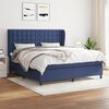 vidaXL &Kappa;&rho;&epsilon;&beta;ά&tau;&iota; Boxspring &mu;&epsilon; &Sigma;&tau;&rho;ώ&mu;&alpha; &Mu;&pi;&lambda;&epsilon; 160x200 &epsilon;&kappa;. &Upsilon;&phi;&alpha;&sigma;&mu;ά&tau;&iota;&nu;&omicron;