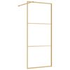 vidaXL &Tau;&omicron;ί&chi;&omicron;&sigmaf; &Nu;&tau;&omicron;&upsilon;&sigmaf; Walk-in &Chi;&rho;&upsilon;&sigma;ό 80 x 195 cm &Gamma;&upsilon;&alpha;&lambda;ί &kappa;&alpha;&iota; &Alpha;&lambda;&omicron;&upsilon;&mu;ί&nu;&iota;&omicron;